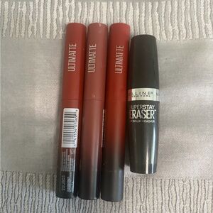Maybelline Ultimate Lip Crayons Trio with Eraser